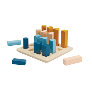 Geometric Peg Board - Orchard for early learning and sensory play, showcasing vibrant colors and engaging shapes.
