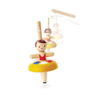 Ballet Spinning Top for babies, promoting early learning and sensory play with vibrant colors and engaging design.