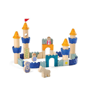 Colorful Castle Blocks for babies, promoting STEM learning and creative play. Perfect for little builders!