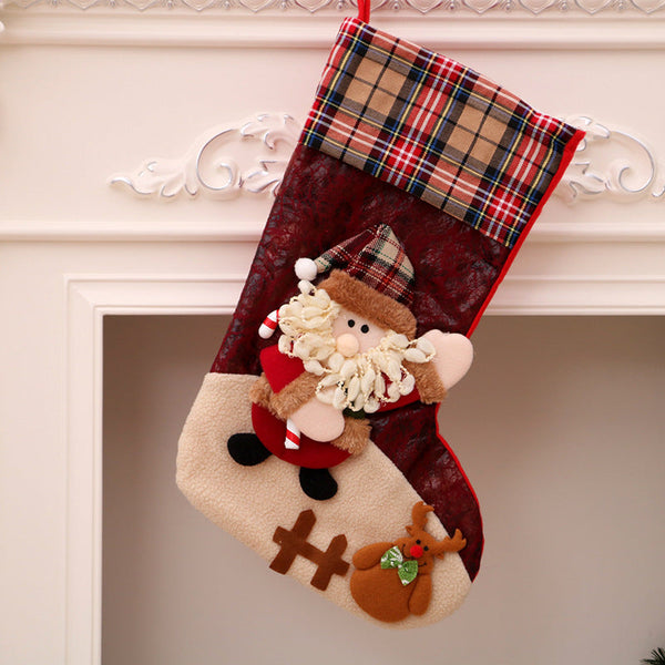 Santa Claus Socks Christmas Tree Pendant