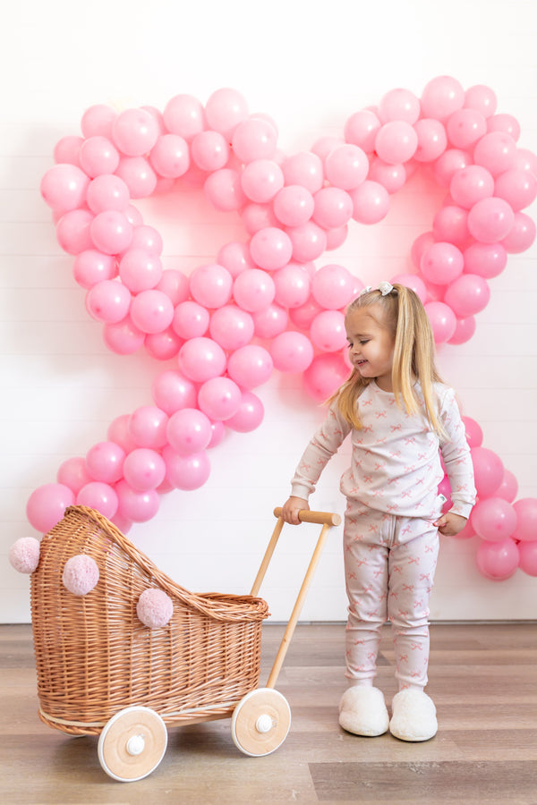 Blushing Bows 2pc Bamboo Pajamas