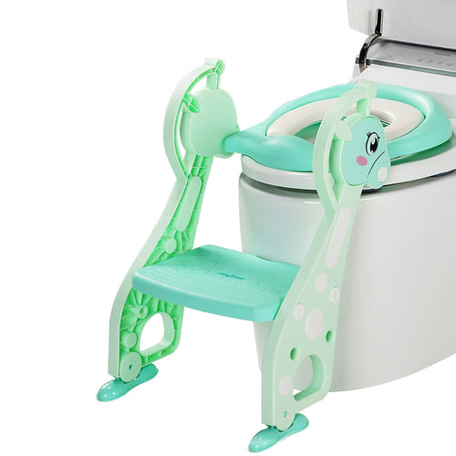 Folding baby potty training toilet chair for kids, perfect for easy and convenient potty training.