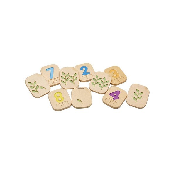 Braille Numbers 1-10 for early learning and sensory play, perfect for developing tactile skills in babies.