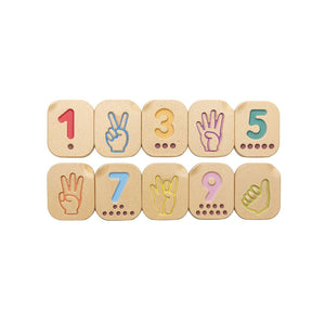 Hand Sign Numbers 1-10
