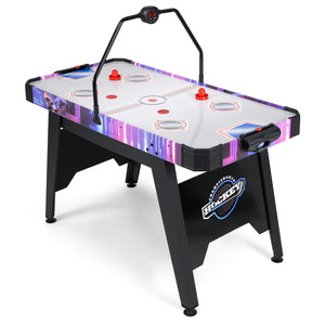 56 Inch Air Hockey Table with LED Digital Scoreboard and Powerful 12V Motor