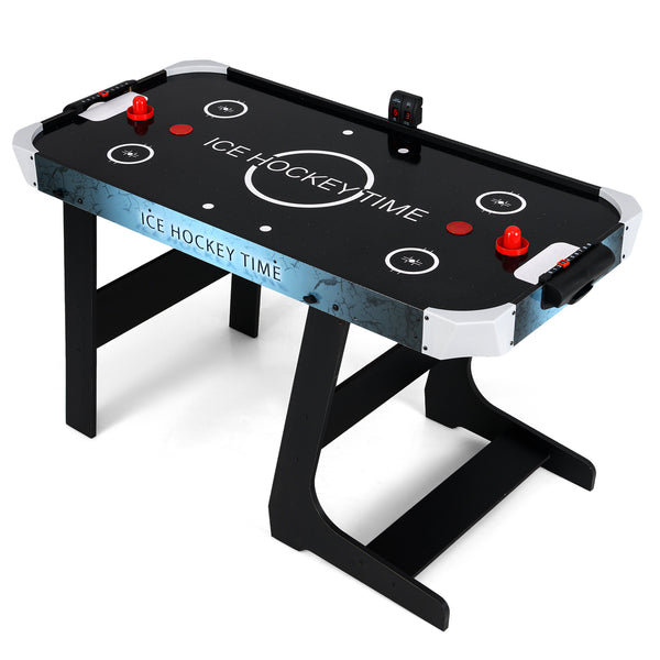 56 Inch Air Hockey Table with Powerful 12V Motor and LED Digital Scoreboard