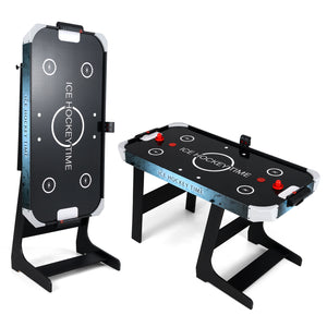 56 Inch Air Hockey Table with Powerful 12V Motor and LED Digital Scoreboard