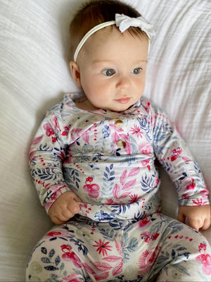 Newborn Outfit, Baby Outfit, Baby Girl Coming Home Outfit - Bloom