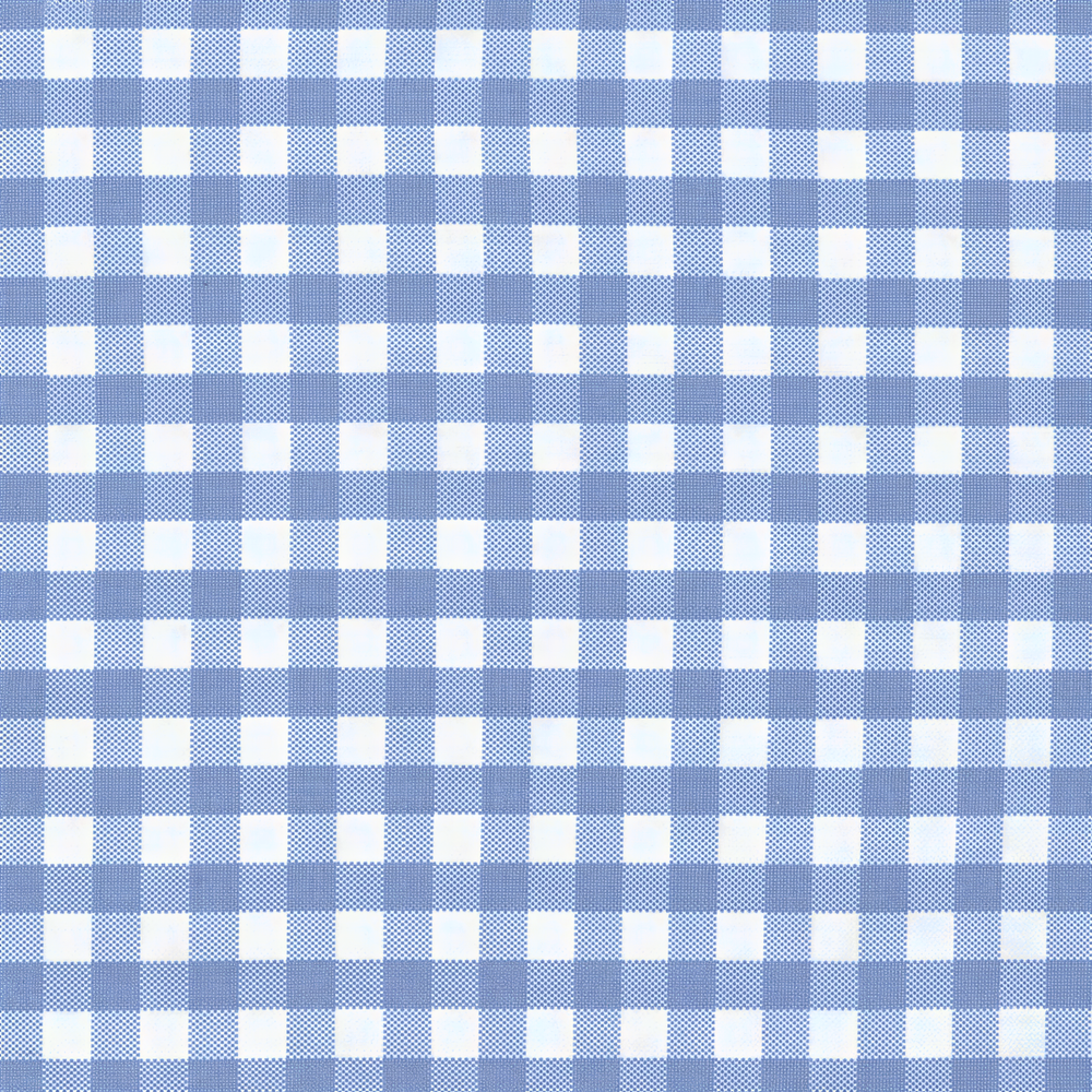 Wendy Anne Blue and White Cotton Gingham Fitted Sheet Custom Sizes