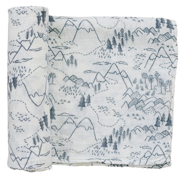 Summit Muslin Swaddle Blanket - MOOGCO Baby