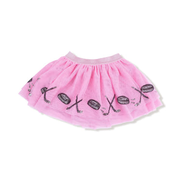 Pink Hockey Tutu Skirt for babies, perfect for playful and stylish outfits.