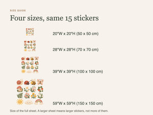 Mushroom Garden Wall Decals, Set of 15, image 5