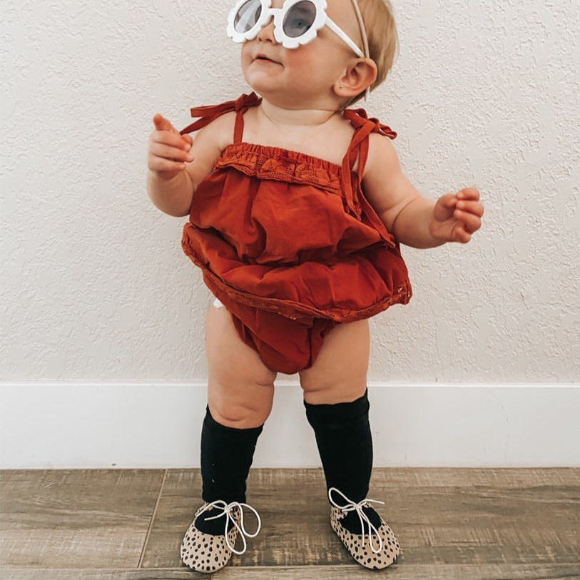 Cheetah Lace-Up Mary Jane Soft Sole for babies, featuring a stylish design and comfortable fit.