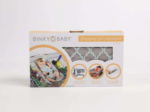 Baby Shopping Cart Hammock | Gray/Aqua