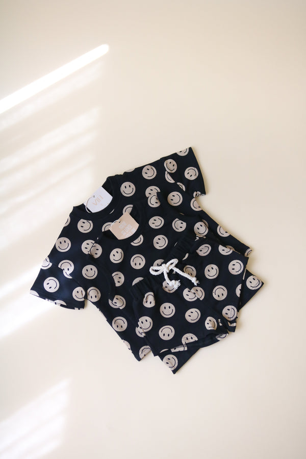 Smiley Set- Black