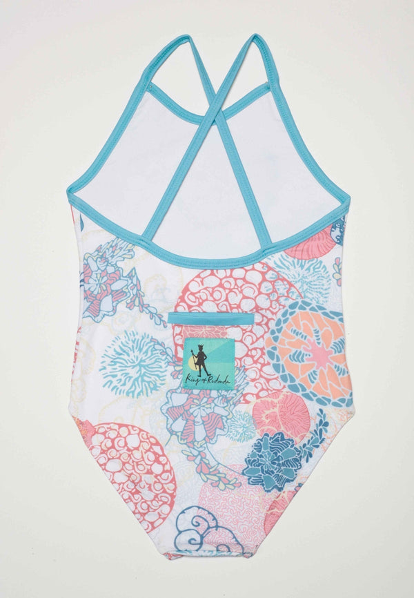 Ayla Full Piece Suit - Coral