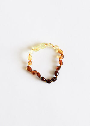 Polished Ombre Baltic Amber || Anklet or Bracelet