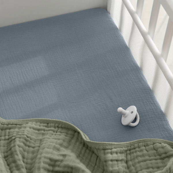 Muslin Fitted Bassinet Crib Sheet