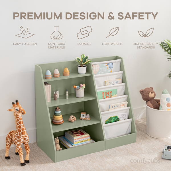 Kids Bookshelf - Sage