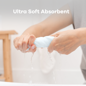 Muslin Washcloths in White