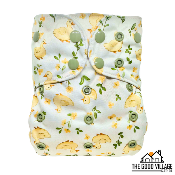 One Size Pocket Diaper - Duckies
