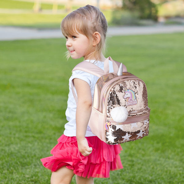 Unicorn Sequin Backpack - MOOGCO Baby