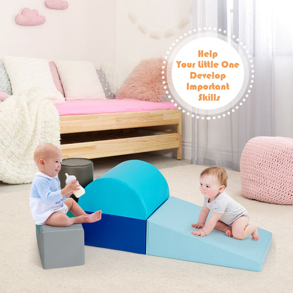 6 Piece Climb Crawl Play Set Indoor Kids Toddler - Indoor & Outdoor