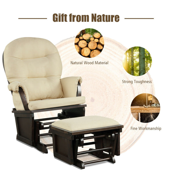 Baby Nursery Relax Rocker Rocking Chair Set