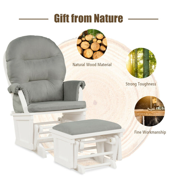 Baby Nursery Relax Rocker Rocking Chair Set