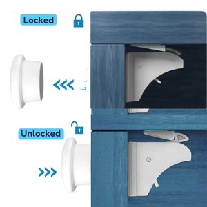 Magnetic key replacement for babyproofing, 2 pack - Baby Proof Me, angle view showcasing safety features.