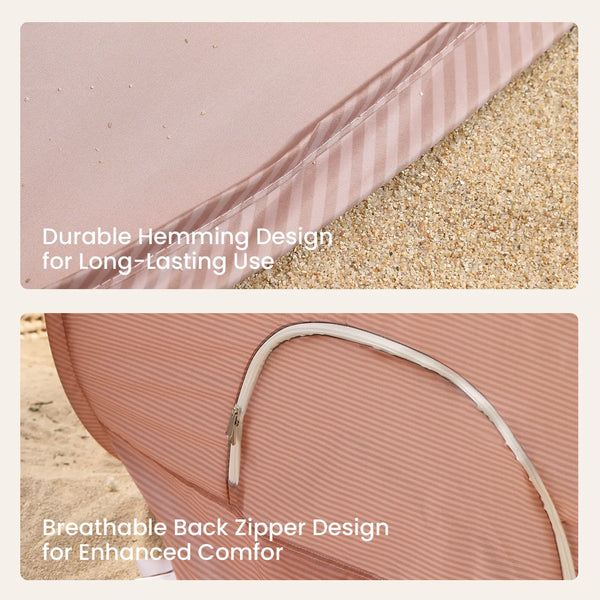 Tiny Land® One-Stop Beach Toy & Tent Set – Blush Pink
