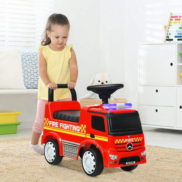 Licensed Mercedes Benz Kids Fire Engine Racer - Educational