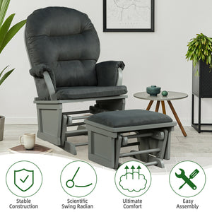 Baby Nursery Relax Rocker Rocking Chair Set