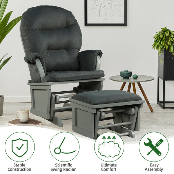 Baby Nursery Relax Rocker Rocking Chair Set