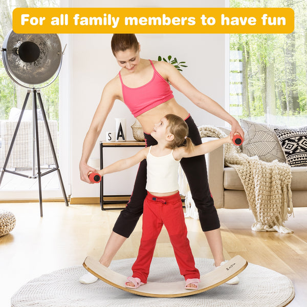 15.5 Inch Wobble Board for Kids and Adults
