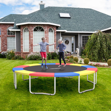 14 Feet Waterproof Tear-Resistant Trampoline Safety Pad Spring Cover for enhanced safety in toys and hobbies.