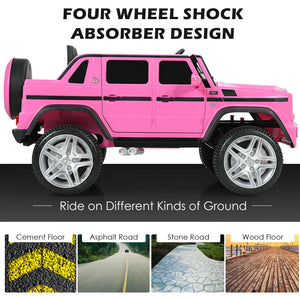 12V Licensed Mercedes-Benz Kids Ride On Car in Angle 31 view, perfect for young drivers and outdoor fun.