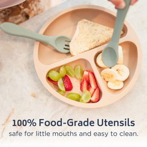 Clay Spoon and Fork Set