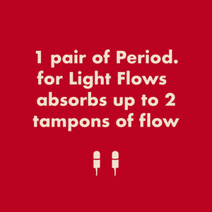 The Thong Period. in SportyStretch™ For Light Flows