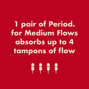 The High Waisted Period. in Microfiber For Medium Flows