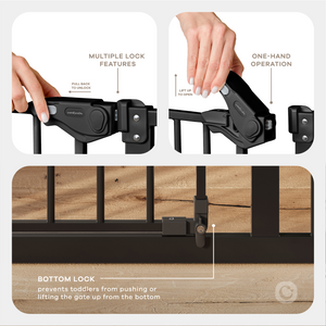 Baby Safety Gate in Black