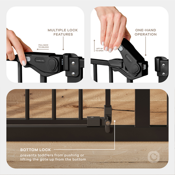 Baby Safety Gate in Black