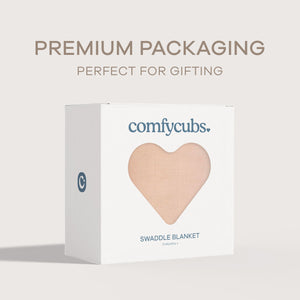 Muslin Swaddle Blanket in Blush, 1 Pack