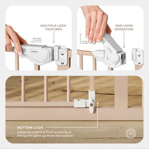Baby Safety Gate in Blush
