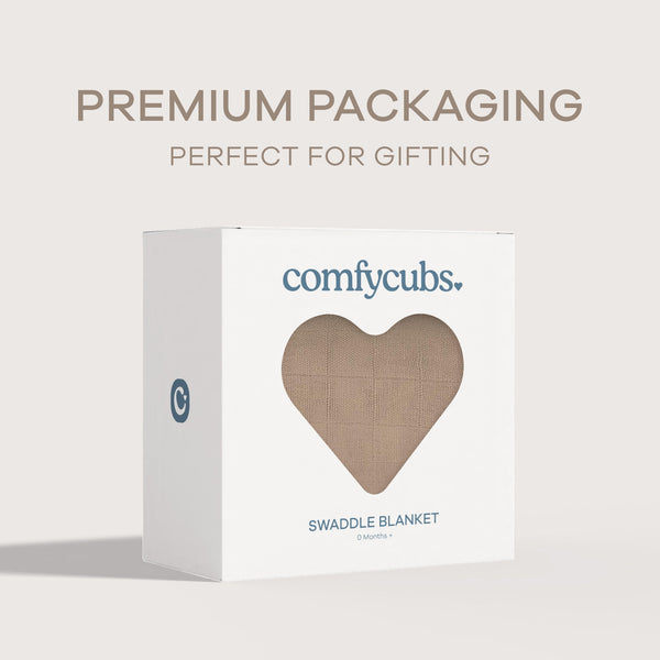 Muslin Swaddle Blanket in Cedar, 1 Pack