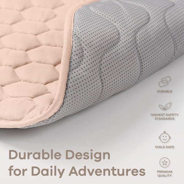 Play Mat with Non-Slip Bottom in Blush