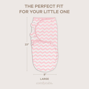 Easy Swaddle Blankets in Pink, Pack of 3