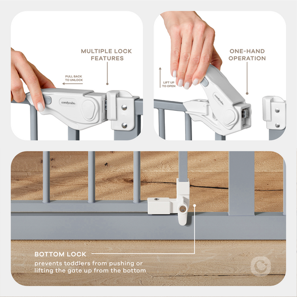Baby Safety Gate in Pacific Blue