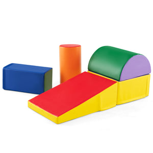 5-Piece Kids Climb and Crawl Activity Playset - Indoor & Outdoor