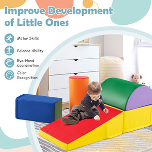 5-Piece Kids Climb and Crawl Activity Playset - Indoor & Outdoor